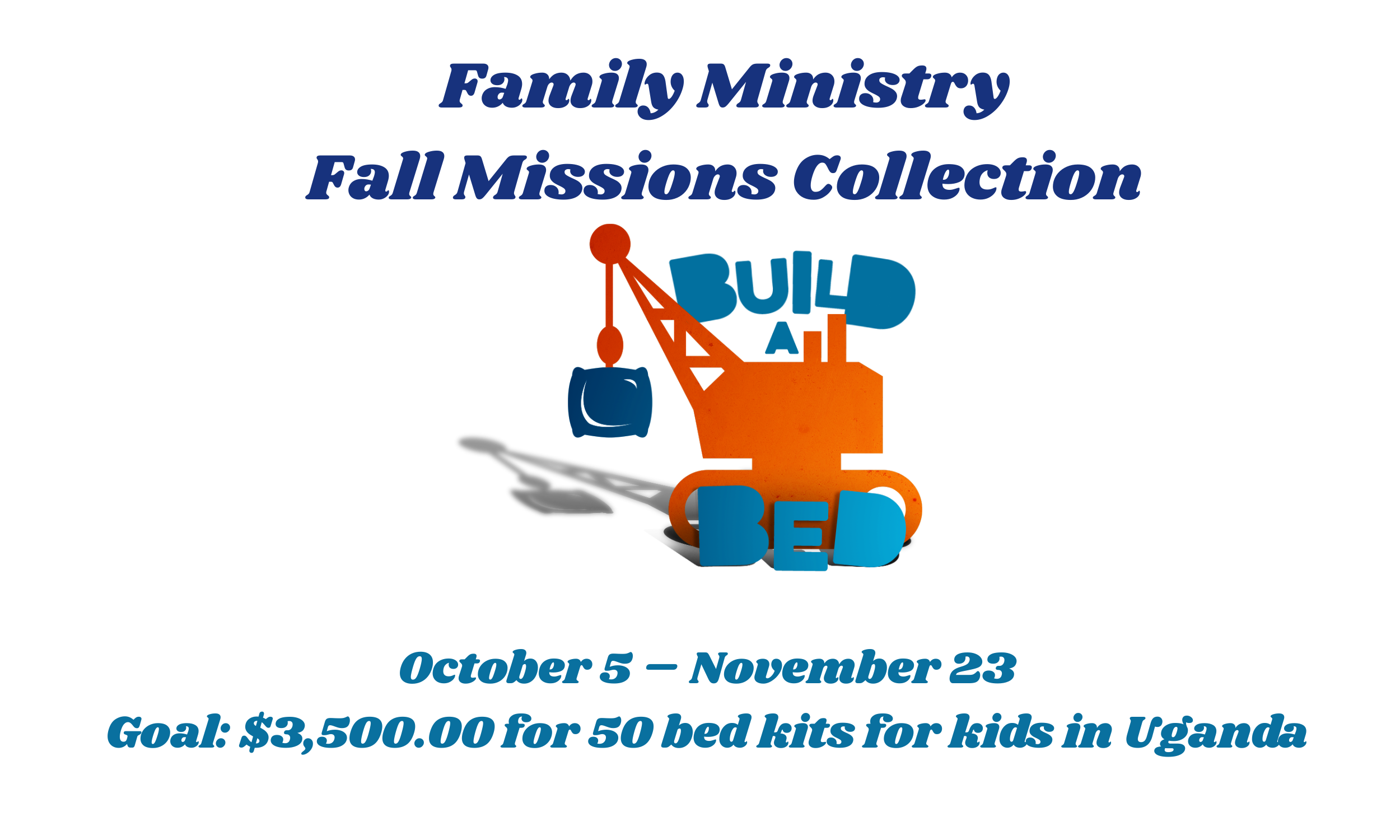 Family Ministry Fall Missions Collection Website